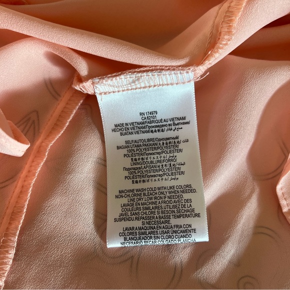 BCBGeneration Chiffon Peach Dress - Picture 6 of 6